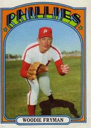 1972 Topps Baseball Cards      357     Woody Fryman